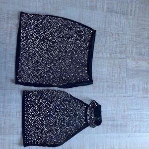 Matching skirt and top